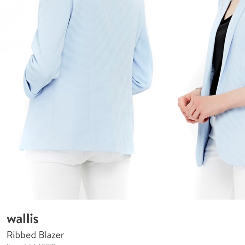 Wallis Ribbed Blazer - Picture 3 of 4